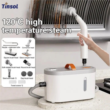 TINSOL New Handheld High Temperature Steam Cleaner Kitchen Hood Cleaner for Deep Cleaning and Sanitising Electric Steam Cleaner