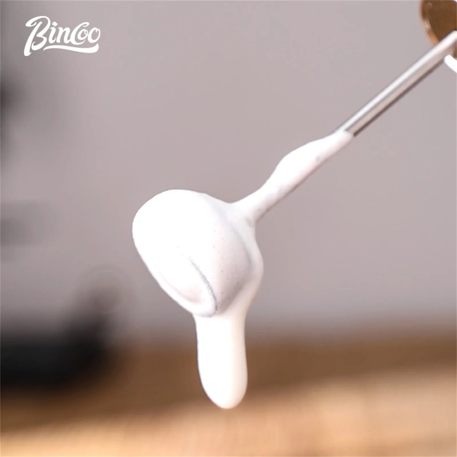 Bincoo UPGRADED Electric Coffee Frother/MILK Whisk+Egg Beater MINI Food Blender USB Rechargeable Handheld 2 Speeds Espresso Tool