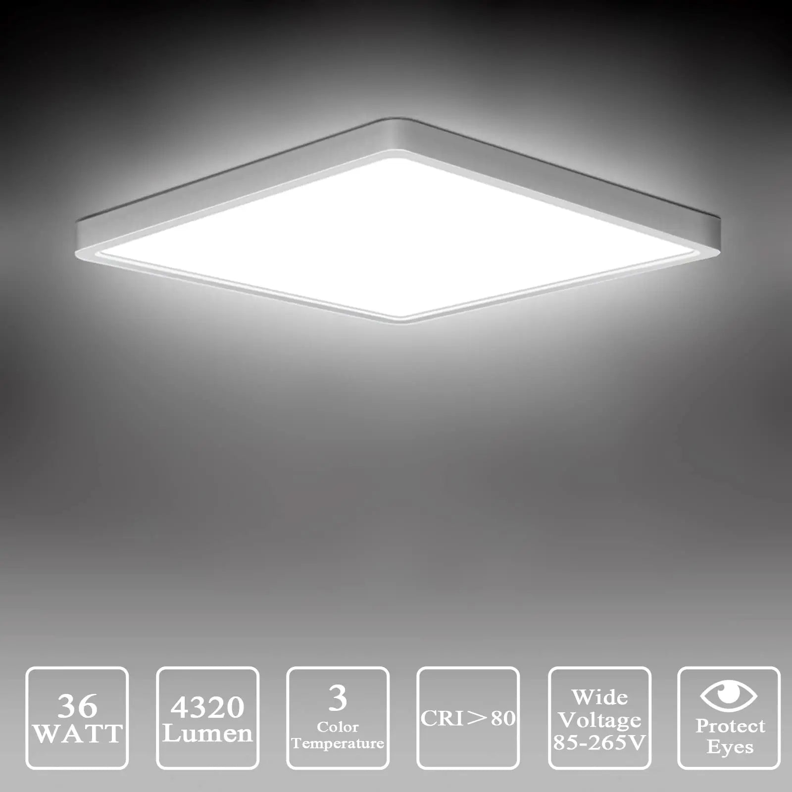 Modern LED Ceiling Light Smart Tuya App Alexa Voice Remote Control Panel Indoor Lamp For Home Bedroom Living Room Kitchen Lustre