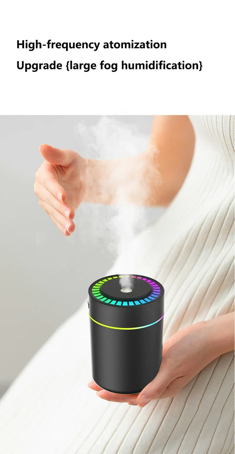 Mini Air Humidifier 180ML Electric Aroma Diffuser Essential Oil Purifier Aromatherapy Mist Maker Lights For Car Home