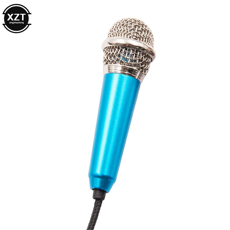 NEW Handheld Mic Portable Mini 3.5mm Stereo Studio Speech Mic Audio Microphone For the Smart mobile Phone Desktop Accessories