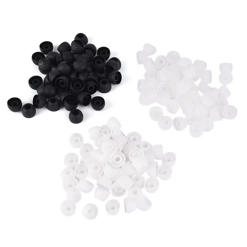 50pcs/lot Soft Silicon Ear Tip Cover Replacement Earbud Covers For HTC In-Ear Headphones Earphones Accessories