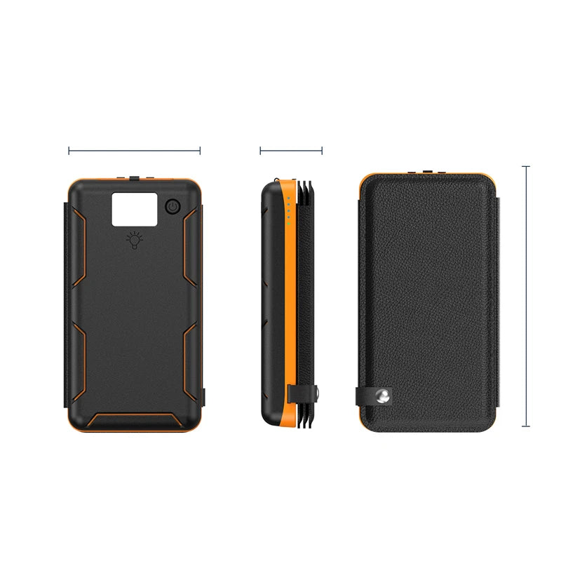 500000mAh Solar Power Bank 120W Large Capacity Super Fast Charging with Flashlight External Battery for iPhone Huawei
