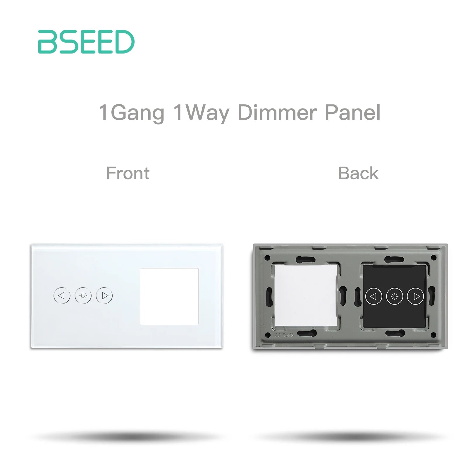 BSEED Wifi Roller Shutter Curtian Dimmer Touch Switches Glass Panel EU Socket Tuya Smart Plug Spare Parts DIY Free Combination