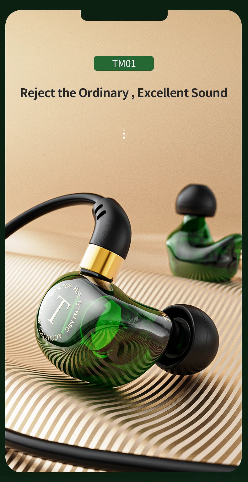 Hifi Wired Earphone Bass Headphones Noise Reduction Sport Earphones 3.5mm Wired Gaming Headset for Redmi Note 8 Umidigi A5  Pro