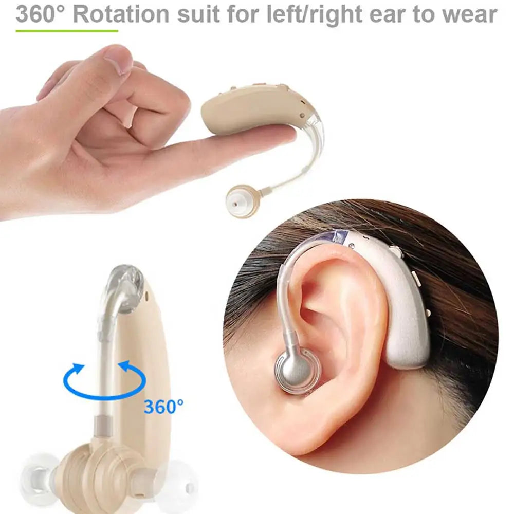 Bluetooth Hearing Aid Amplifiers USB Charge Hearing Aids Audifonos Sound Devices Volume Control Adjustable Tone Loss Ompensation