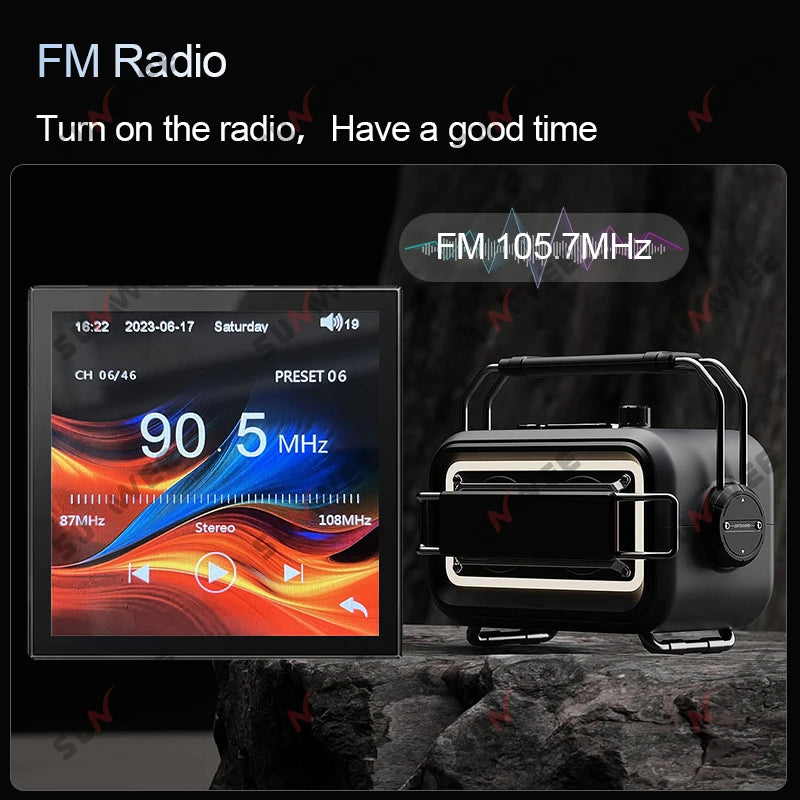 Audio power Amplifiers bluetooths touch screen Background music controller AUX FM Radio home theater systems sound control panel