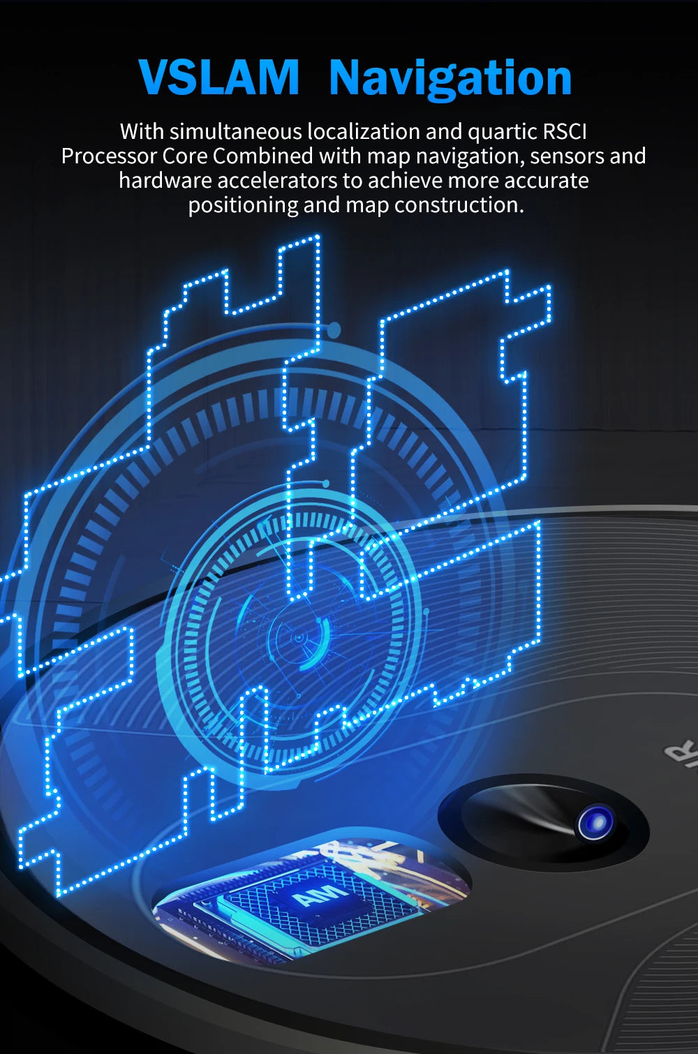Robot Vacuum Cleaner ABIR X6 ,Visual Navigation,APP Virtual Barrier,6000PA Suction,Smart Home Mop,Floor Carpet Washing Tool