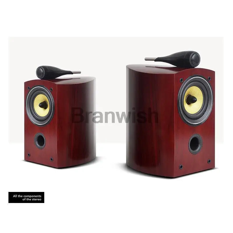 5.5 Inch Passive Speaker 100W Bookshelf Speaker Two-Way Audio Sound Box 8Ω Monitor Speakers HiFi For Home Theater DJ Studio Bar