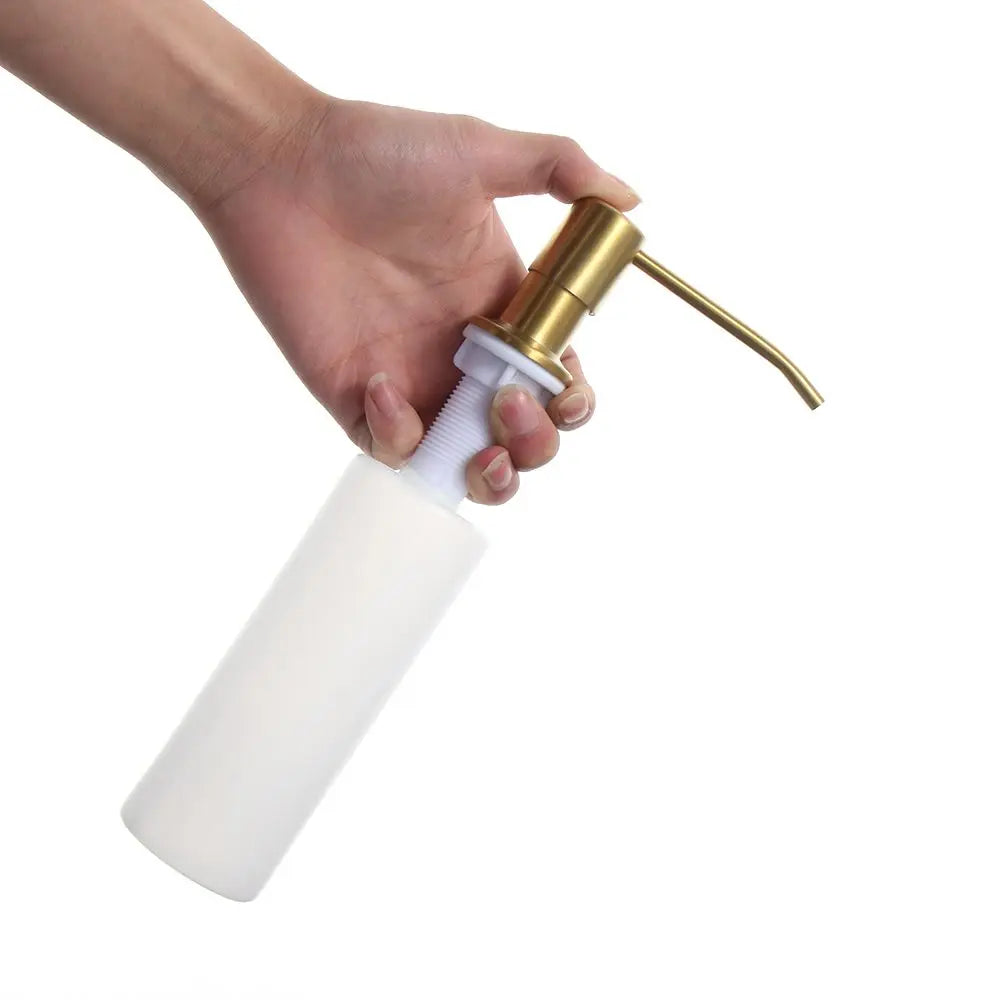Countertop Stainless Steel Detergent Bathroom Accessories Lotion Storage Bottle Sink Soap Dispenser Kitchen Supplies