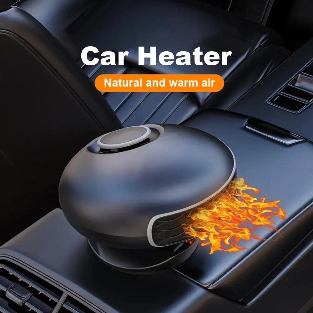 12V 24V Car Heater Fan Electric Heating Warming Auto Windshield Defroster Defogging Demister 360° Rotating Heater for Home