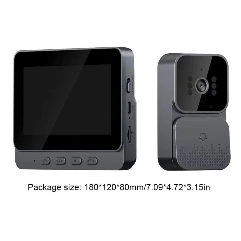 Smart WiFi 2.4G Wireless Doorbells Video Intercom Camera Inteligente Night Vision 4.3inch HD Screen For Security Home Apartment