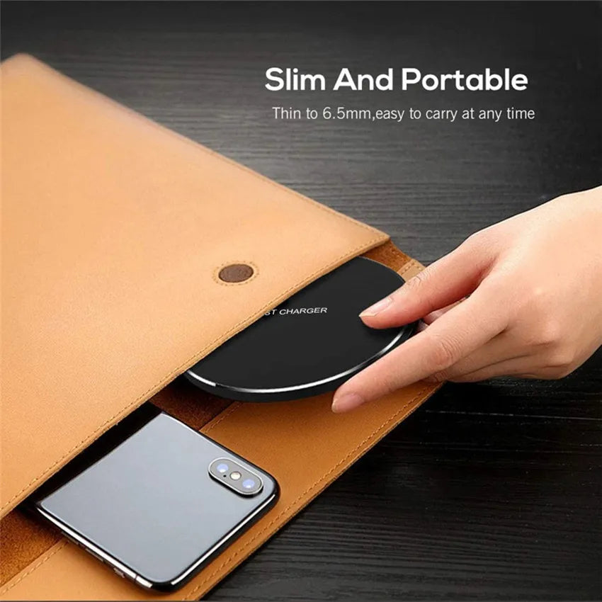 NEW 100W  Wireless Charger for iPhone 13 12 11 Xs Max X XR 8 Fast Charging Pad Ulefone Doogee Samsung Note 9 8 S10 Plus S20 21