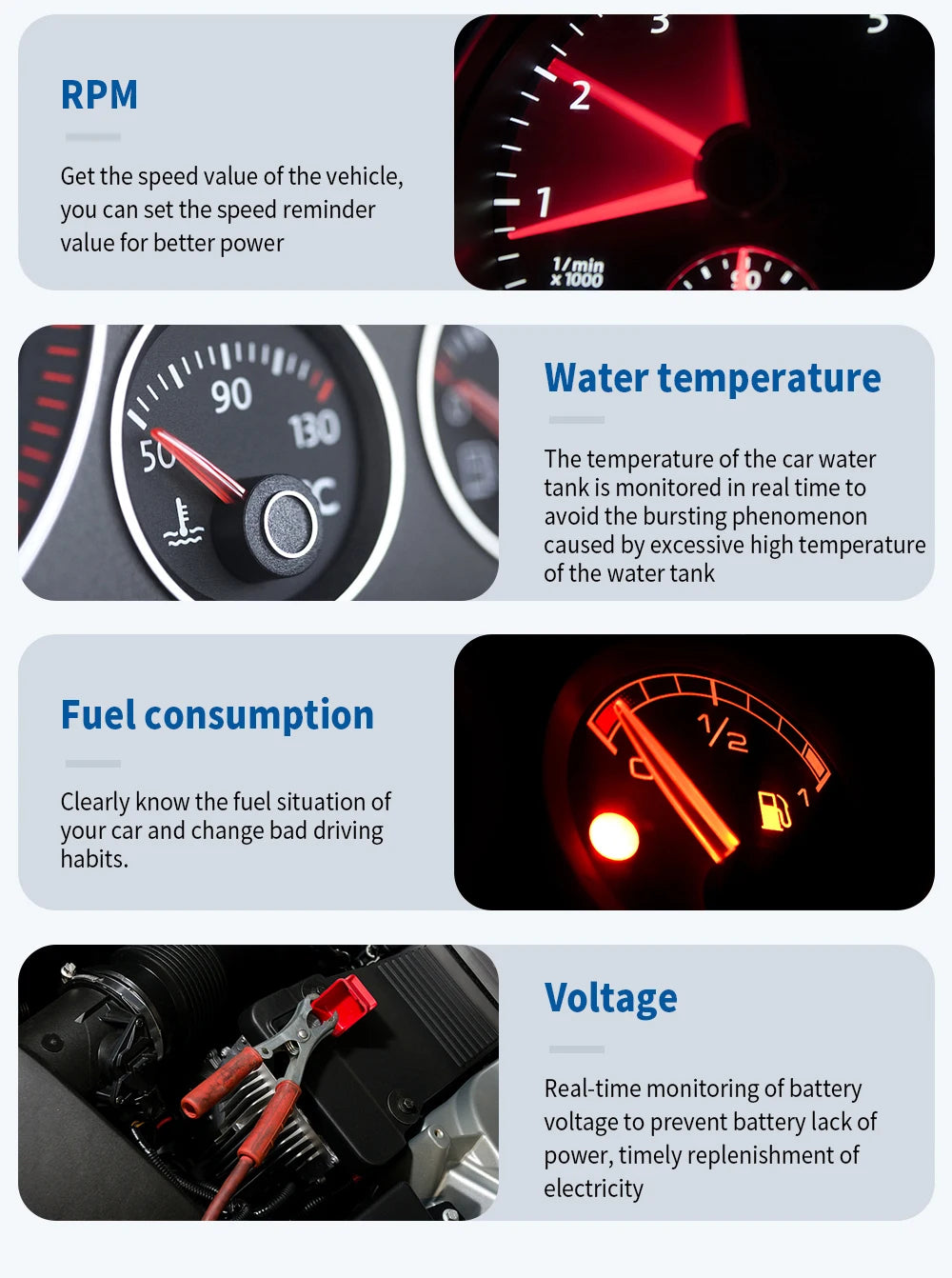 Car OBD/GPS B3 G3 Head Up Display Digital Speedometer Multifunctional HUD Display With Alarm Function Car Auto Accessories