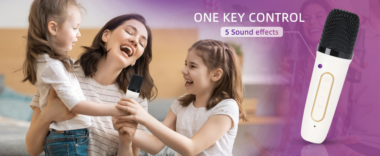 High Power Karaoke Bluetooth Speaker Portable 360 Stereo Surround Waterproof Wireless Subwoofer with 2 Mic Boombox music player