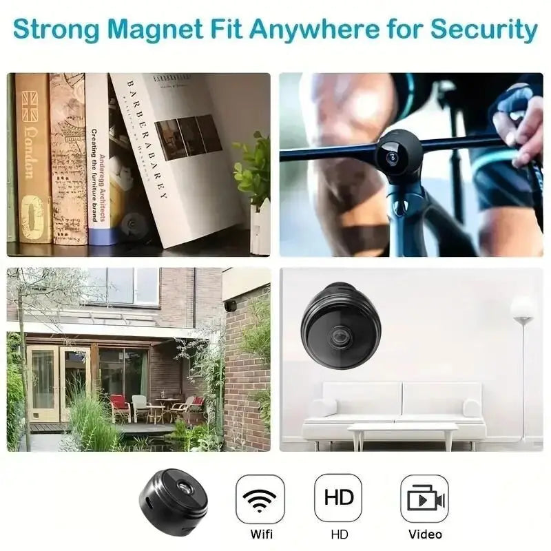 1080P WiFi Wireless Camera Mini Security Smart Video Surveillance HD Indoor Night Vision Secret Security Protection Home Camera