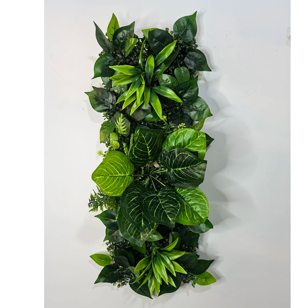 25*75CM Artificial Lawn  Plant Green Imitation Grass Plant Wall Panel Home Decoration Shingle Nail
