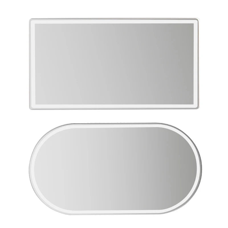 Car Makeup Mirror Car Stainless Steel Portable Auto Sun-Shading Visor HD Mirrors Car Interior Mirror Universal Car-styling