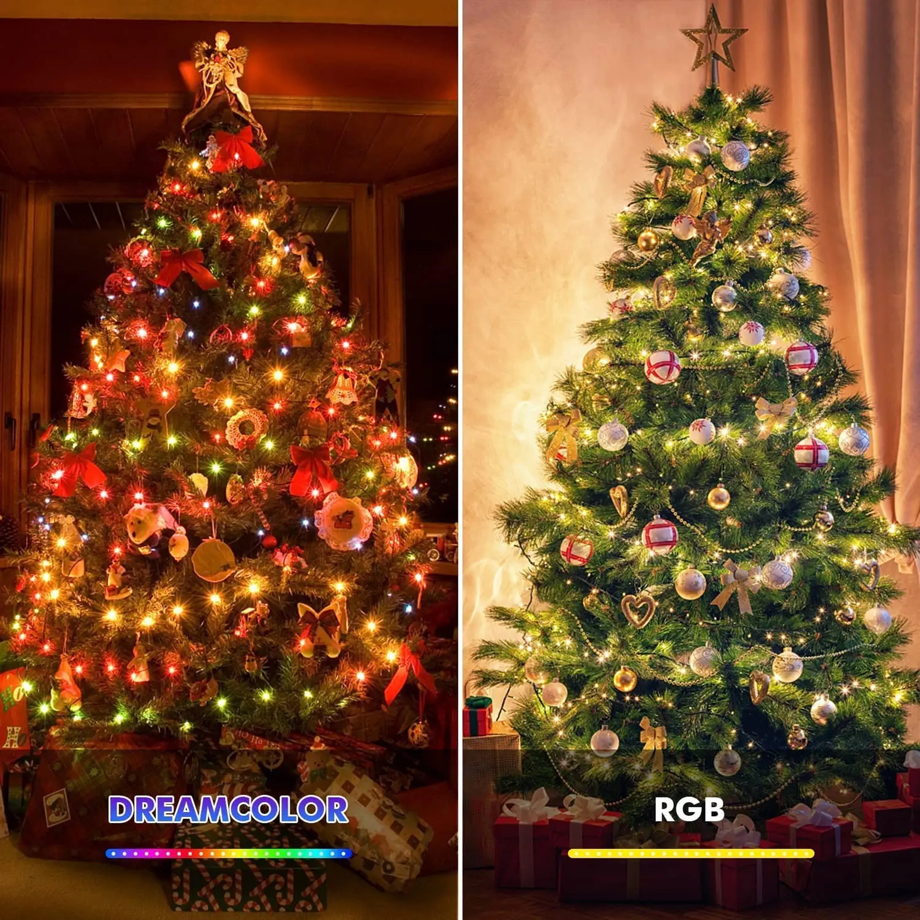Smart USB LED Lights 5/10/20m Fairy Light APP Remote Indoor And Outdoor Multifunctiona String Decor for Party Christmas Holiday