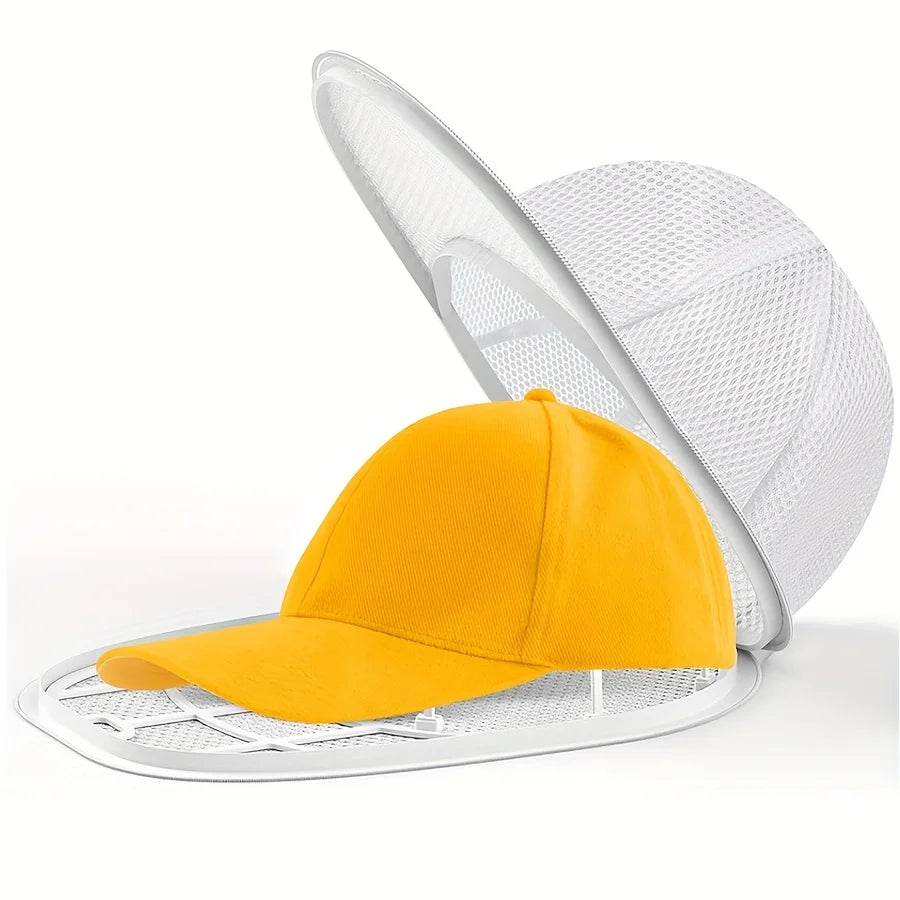 Washing machine cap cleaning cage, cap washer with mesh bag, baseball cap cleaning cap, suitable for cleaning all kinds of caps