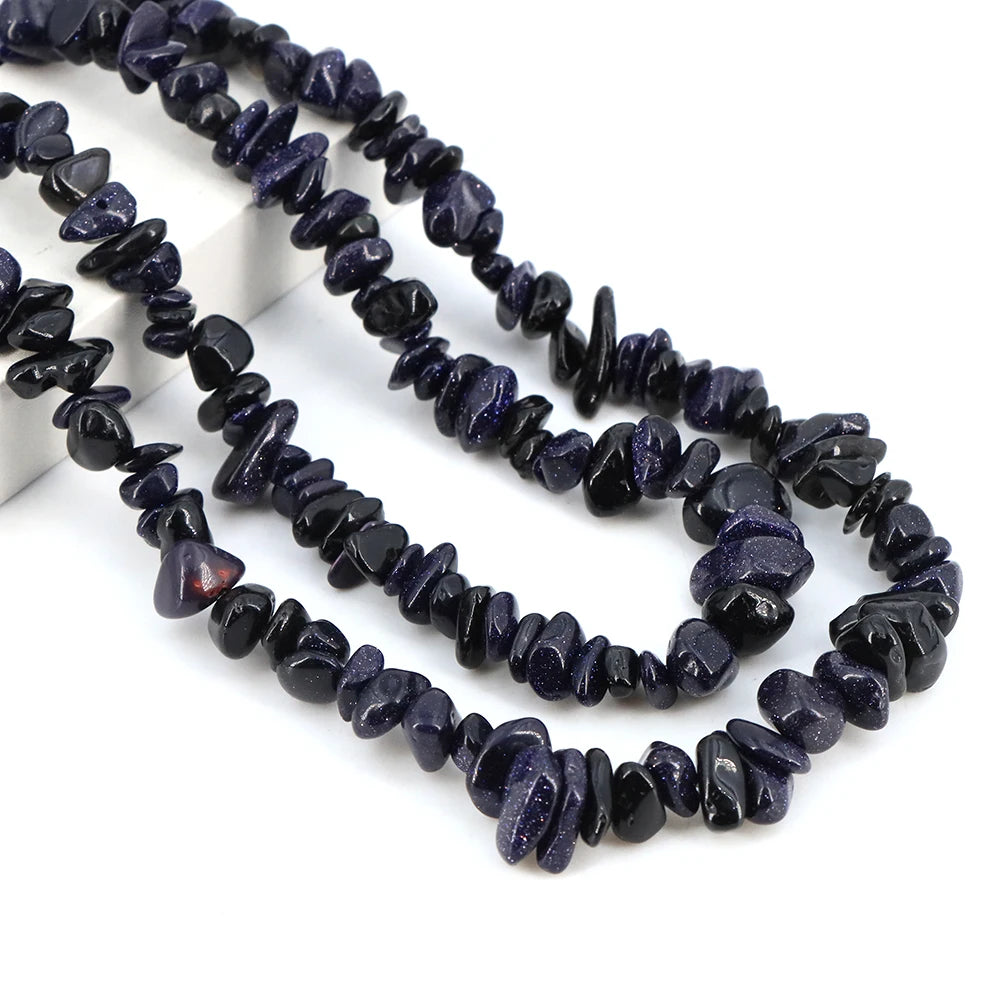 3-5mm/5-8mm Natural Garnet Amethyst Aquamarine Beads Irregular Freeform Chip Gravel Shape Stone Bead DIY Jewelry Making Bracelet