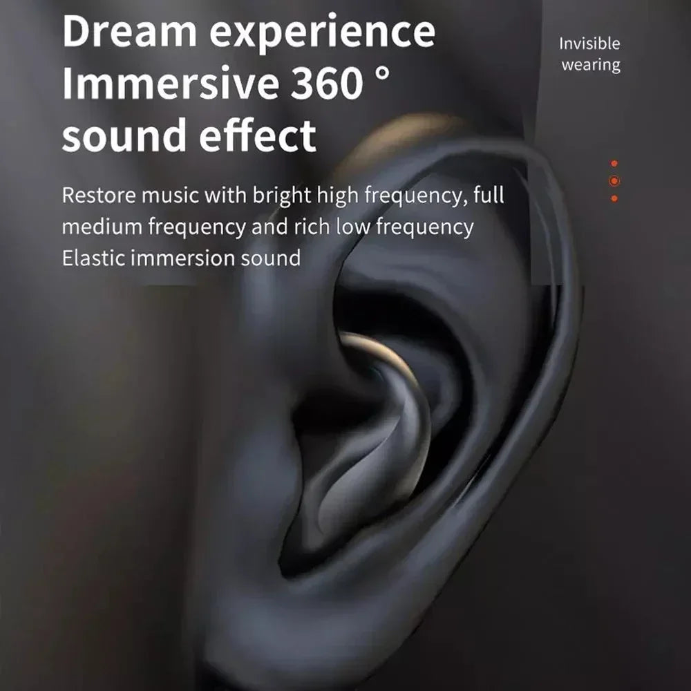 X55 Mini Earphone Wireless Earphone Headphones Noise Reduction Sport Game Sleep Bluetooth 5.3 Earbuds HIFI Stereo Music Headset