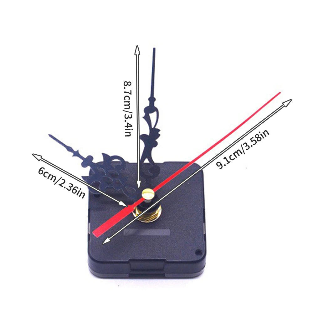 Clock Mechanism Silent Quartz Movement Machine Wall Hands Pointer Set Clockwork Table Hanging DIY Quartz Watch Repair Parts