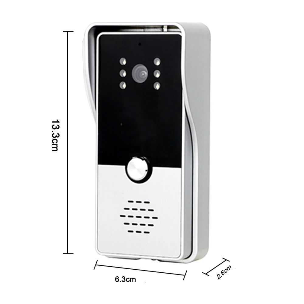Homefong 7 Inch 1080p Touch Screen Tuya Wifi Video Door Phone Home Intercom Doorbell with Camera Electronic Lock Remote Unlock