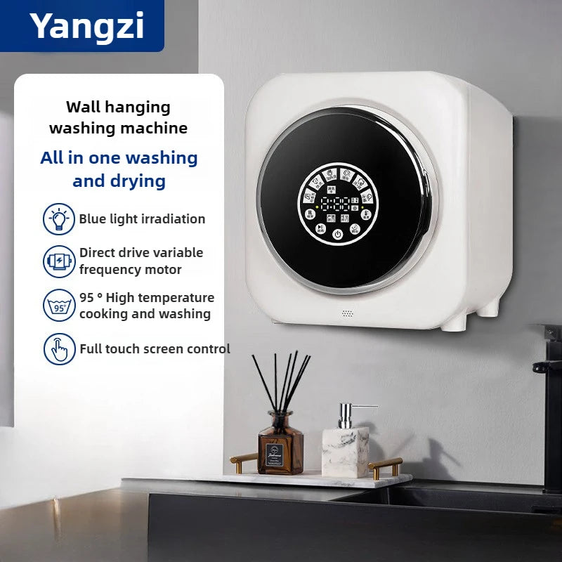 Automatic underwear washing machine washing socks mini baby wall-mounted washer and dryer all-in-one small home washing machine