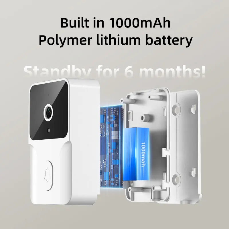 Smart security protection 4.3'' wireless doorway video intercom voice intercom doorbell visitor reminder support video recording