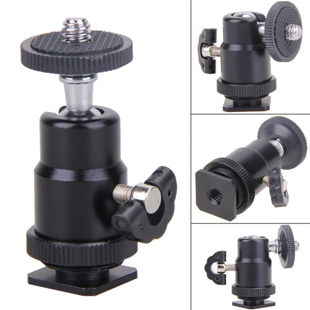 Universal Moblie Phone Clip Bracket Holder Mount 1/4 Screw Hot Shoe Phone Clip Tripod Monopod Stand for iPhone Samsung Xiaomi