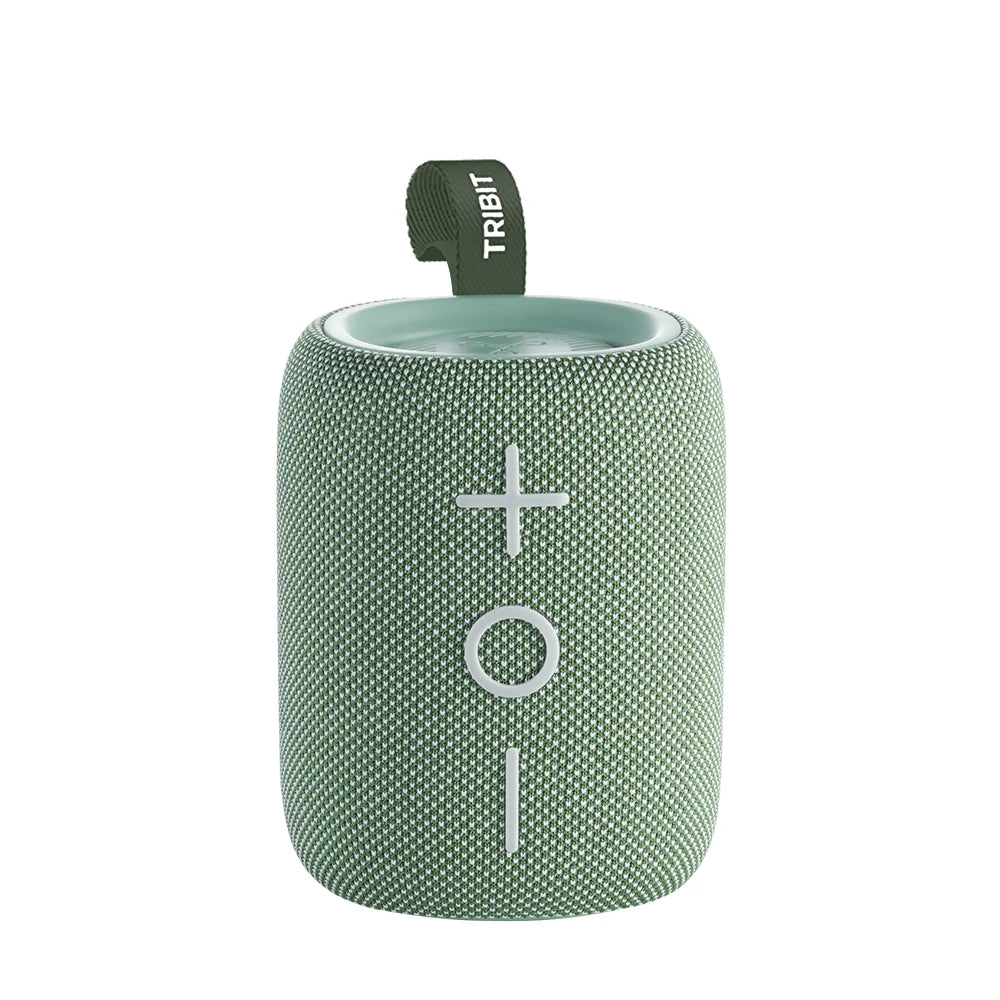 TRIBIT New StormBox Mini+ Portable Bluetooth Speaker,12W Power 360° Sound With XBass, LEDs, APP Control, IPX7 Waterproof Outdoo