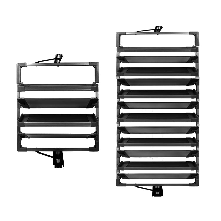 360 Degrees Rotating Modern Extendable Metal Multifunctional Telescopic Multi-layer Revolving Shoe Rack Wardrobe Closet