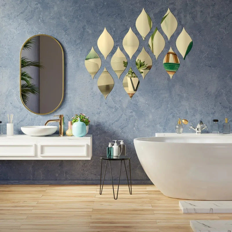 Acrylic Mirror That Will Not Break Wall-attached High Definition Self-adhesive Soft Mirror Non-punching Decorative Mirror