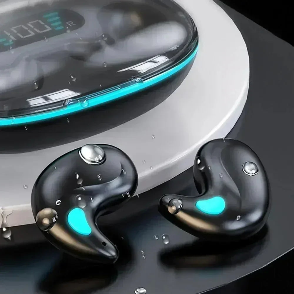 X55 Mini Earphone Wireless Earphone Headphones Noise Reduction Sport Game Sleep Bluetooth 5.3 Earbuds HIFI Stereo Music Headset