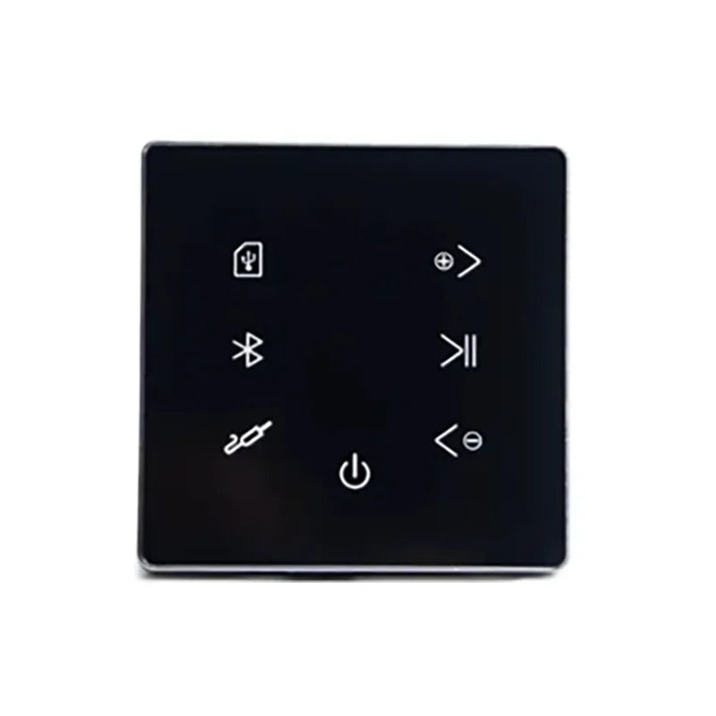 Low Price 86 Touch Screen Home Theater Systems Background Music Controller IPS USB,SD Card Bluetooth Wall Amplifier