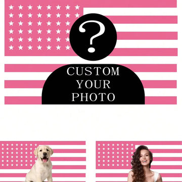 1pc Customizable Personalized Tapestry With Photos And Text, For Birthday, Wedding, Halloween, Christmas, Party