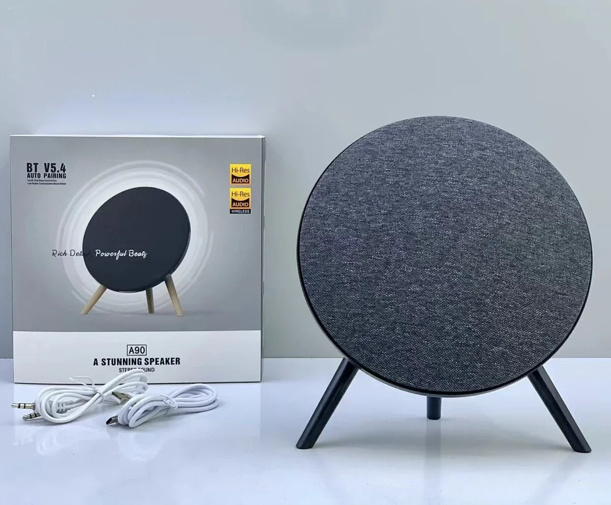 Mini Bluetooth Speaker UFO Design BT 5.4 HIFI Stereo Wireless Boombox Home Theater Sound System Support TWS TF USB AUX FM Play