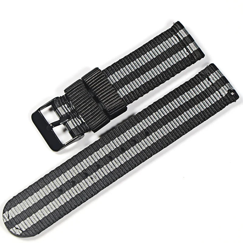 Nylon strap 18mm 20mm strap 22mm strap quick release design suitable for smart watches