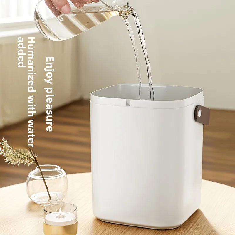 Evaporative air humidifier 1.8L large capacity three nozzle spray purifier perfume essential oil diffuser night light humidifier