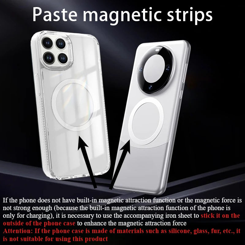 Lcars 360 ° Adjustable Dashboard Phone Holder Base, Equipped with Anti-Slip Silicone Clip and Magnetic Plate, Suitable for All Smartphones, Car Phone Holder Base, Adjustable Phone Holder, Modern Phone Mounting Device, Sturdy