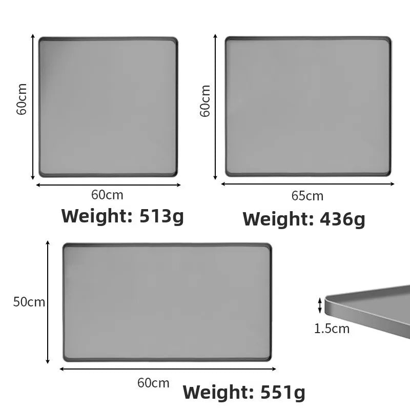 Silicone Washing Machine Mat, Storage Mat, Multi-functional Dustproof and Waterproof Washing Machine, Dryer Top Protection