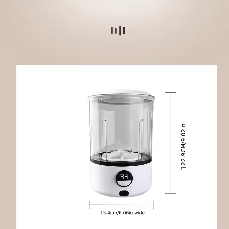 2L mini washing machine automatic portable turbo Led washing cup portable washing machine is suitable for underwear, underwear