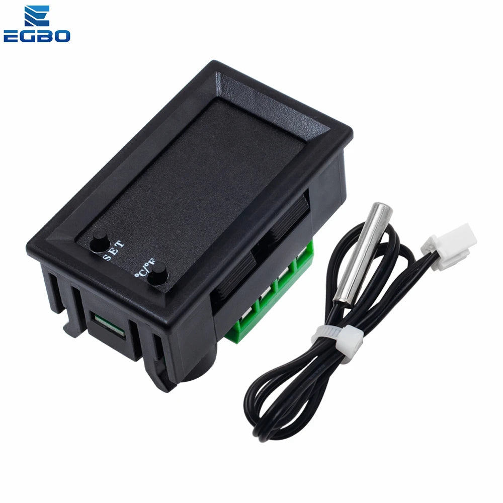 1PCS W2809  W1209WK Digital LED Thermostat Temperature Controller Smart Temp Sensor Board Module 12V DC + Waterproof NTC Sensor