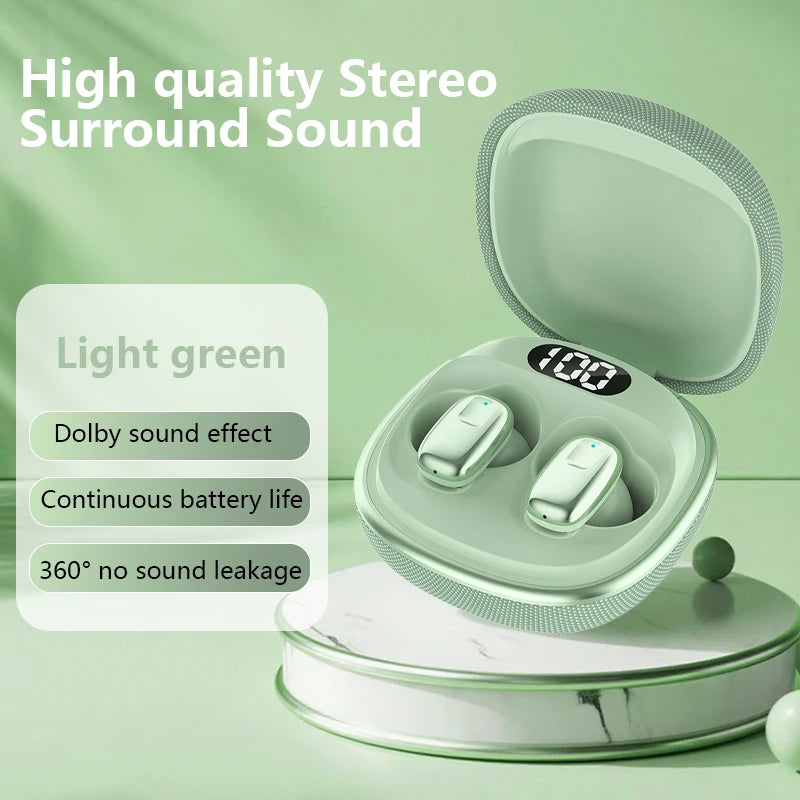 LX5100 Wireless Bluetooth Headphones TWS Waterproof Earbuds Earphones Digital Display Headset Charging Case with Mic HD Call