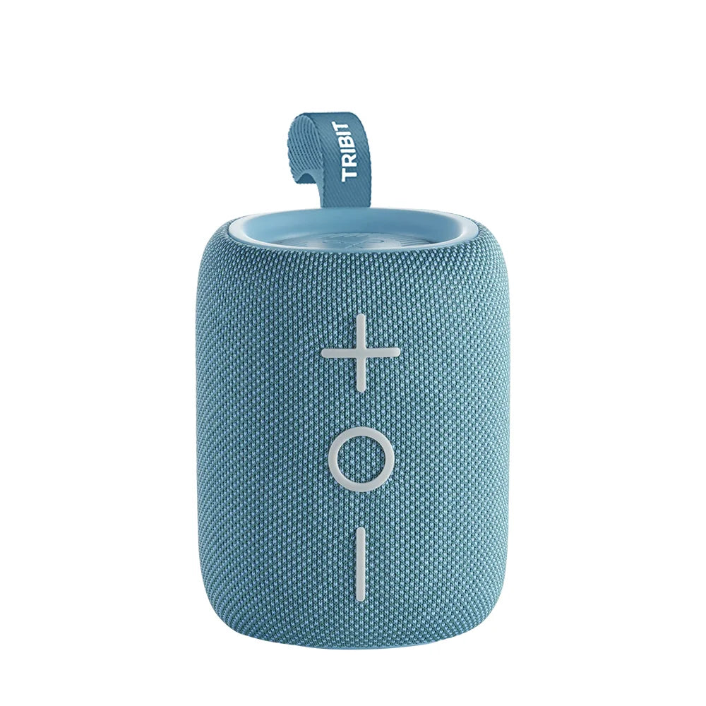 TRIBIT New StormBox Mini+ Portable Bluetooth Speaker,12W Power 360° Sound With XBass, LEDs, APP Control, IPX7 Waterproof Outdoo