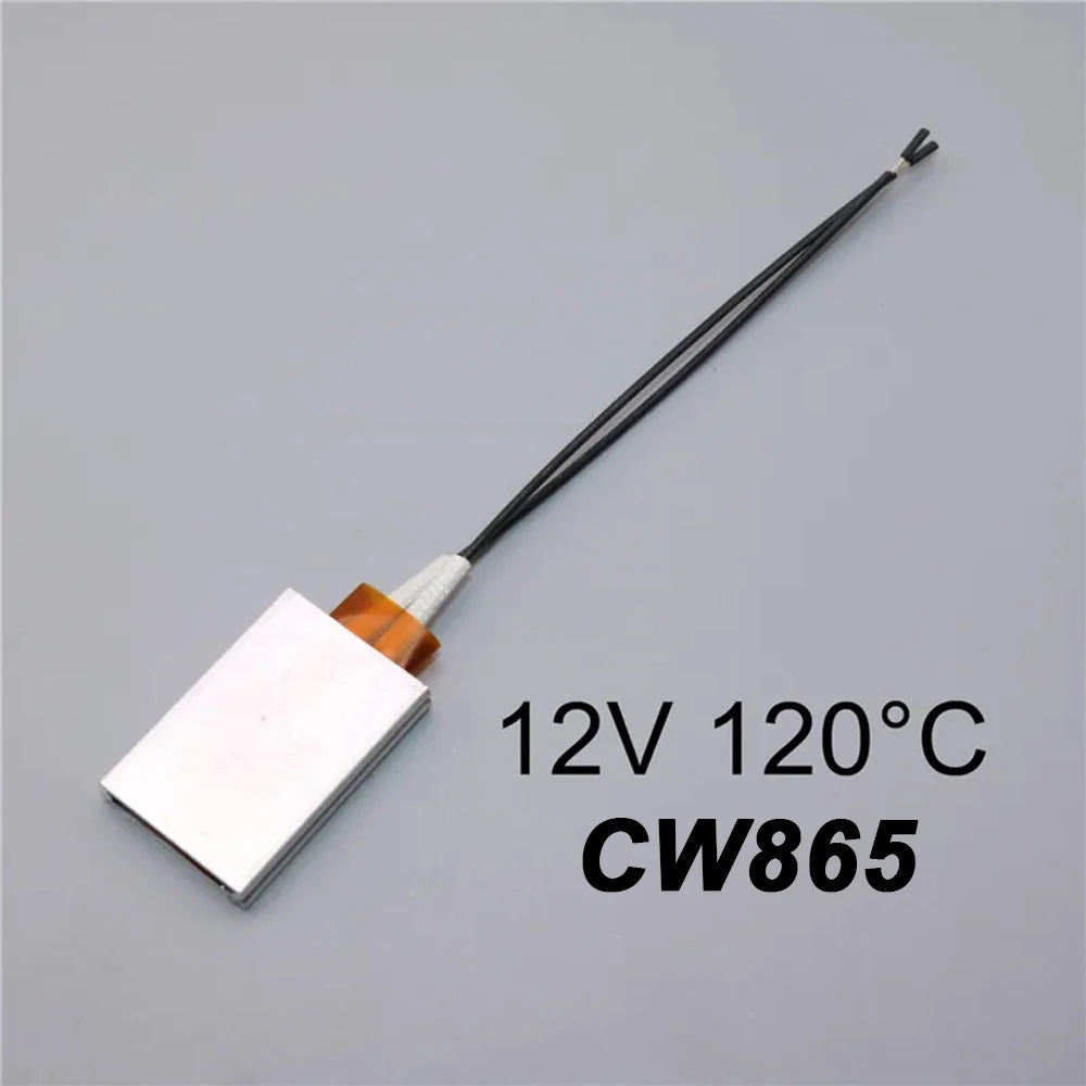 PTC Heating Element Hair Dryer Accessories Curlers Heater 80-220 Degrees Celsius Ptc Heaters 12V Applicable Miniature Heating