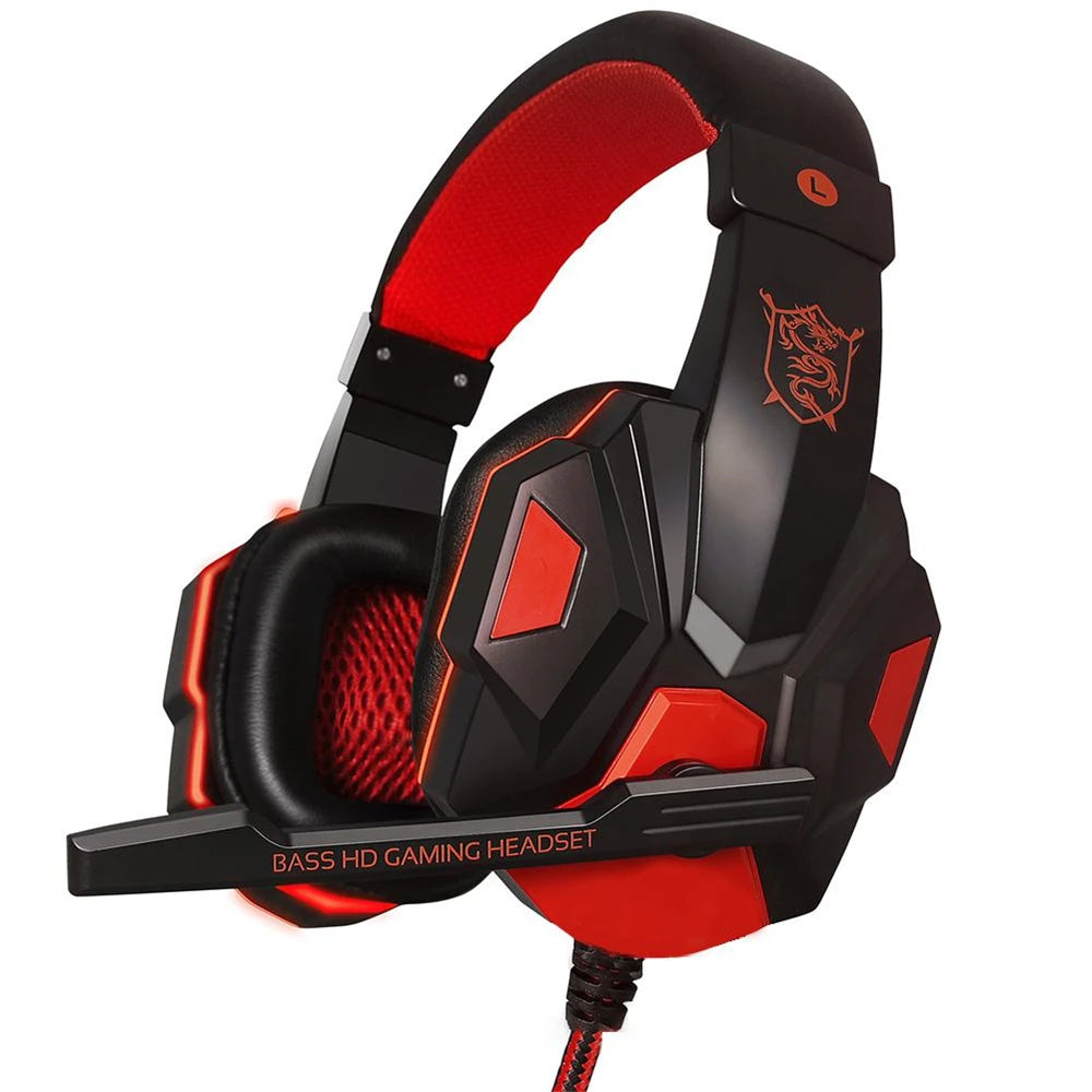 Wired Gaming Headset with 120° Adjustable Microphone