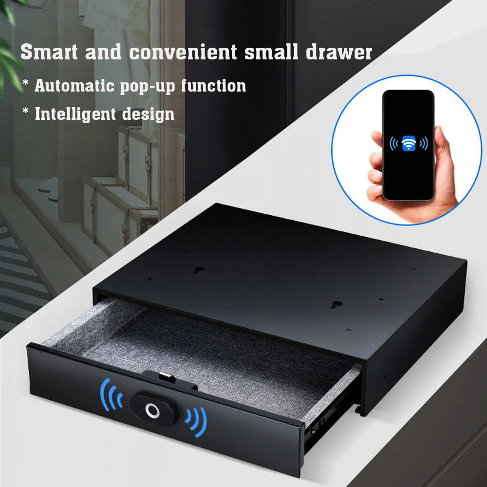 Safe Home Drawer Safe Hidden Safe With Fingerprint Identification Unlock Safe Smart Touch Safe