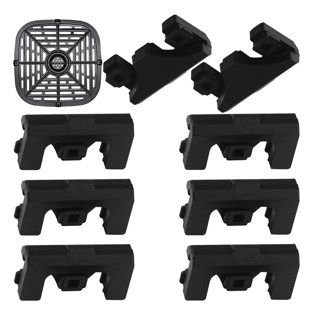 Air Fryer Rubbers Bumpers Fit Power Air Fryer Crisper Plate Air Fryer Replac Protective Covers For Air Fryer Grill Pan